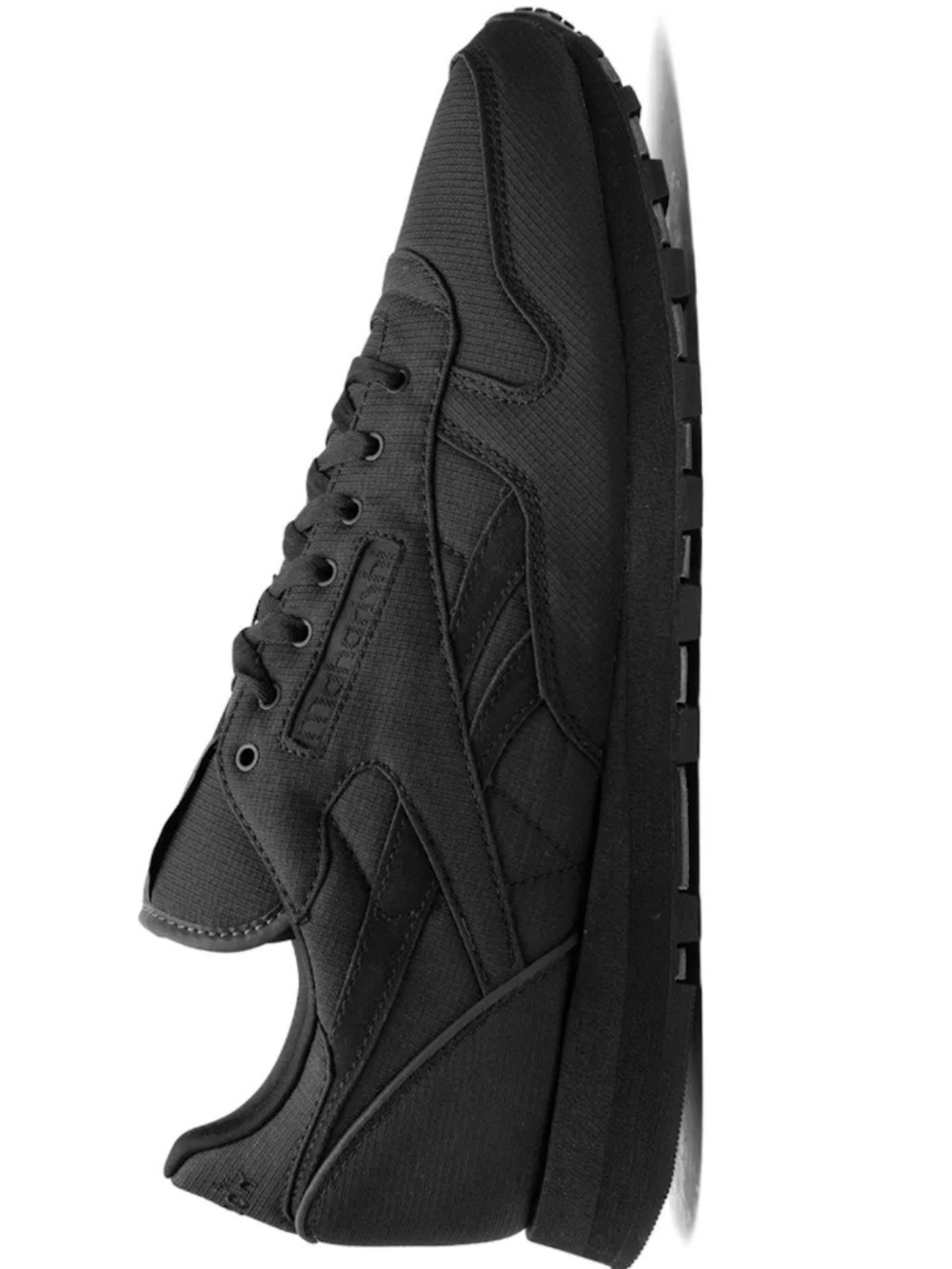 MAHARISHI X REEBOK CLASSIC LEATHER 'RIPSTOP' - Black / Gray - HP3241 - Men 12